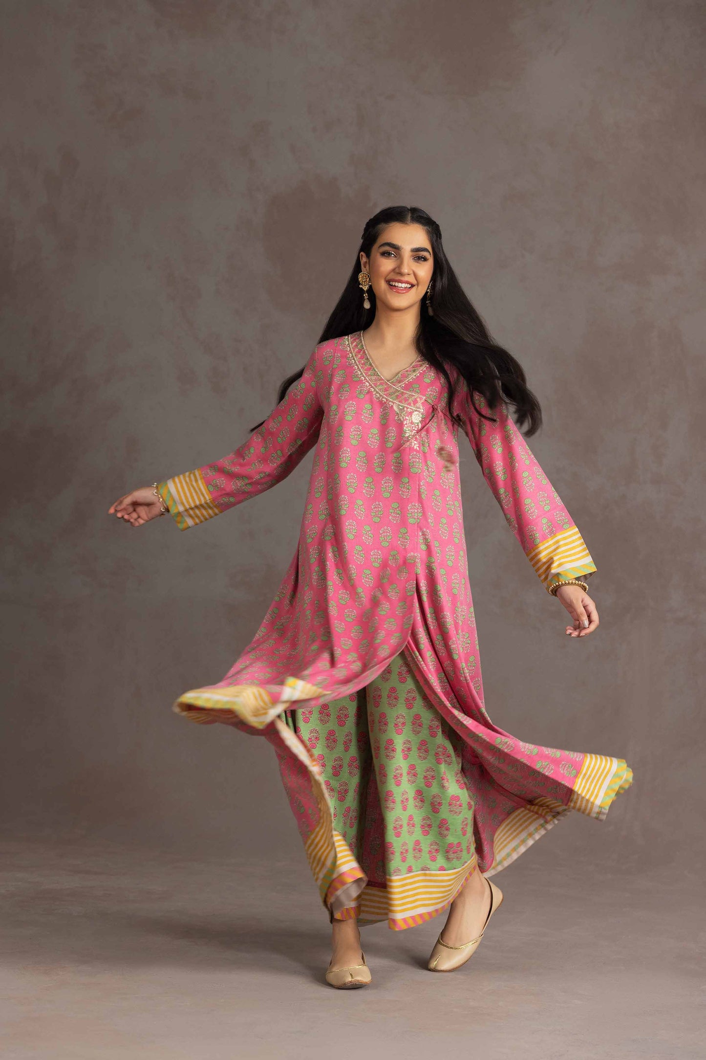 Nishat Linen - 2 Piece - Printed Embroidered Suit - KPW23-09