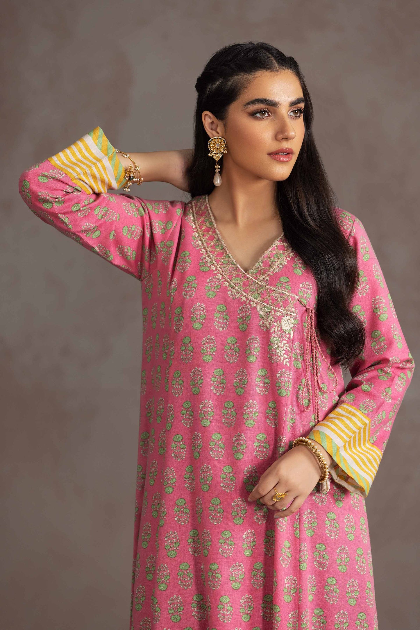 Nishat Linen - 2 Piece - Printed Embroidered Suit - KPW23-09