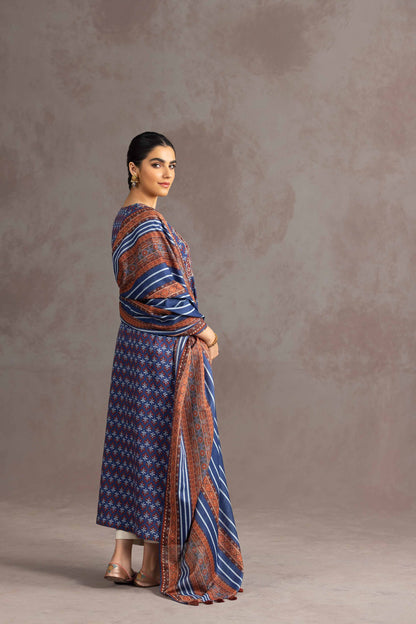 Nishat Linen - 2 Piece - Printed Embroidered Suit - KPW23-13