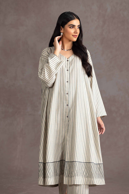 Nishat Linen - 2 Piece - Embroidered Suit - KPW23-14