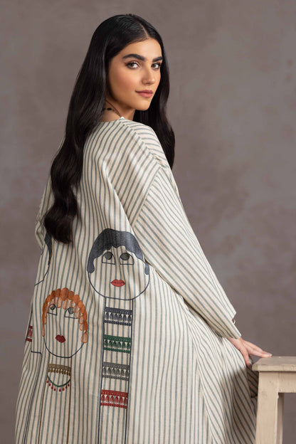 Nishat Linen - 2 Piece - Embroidered Suit - KPW23-14