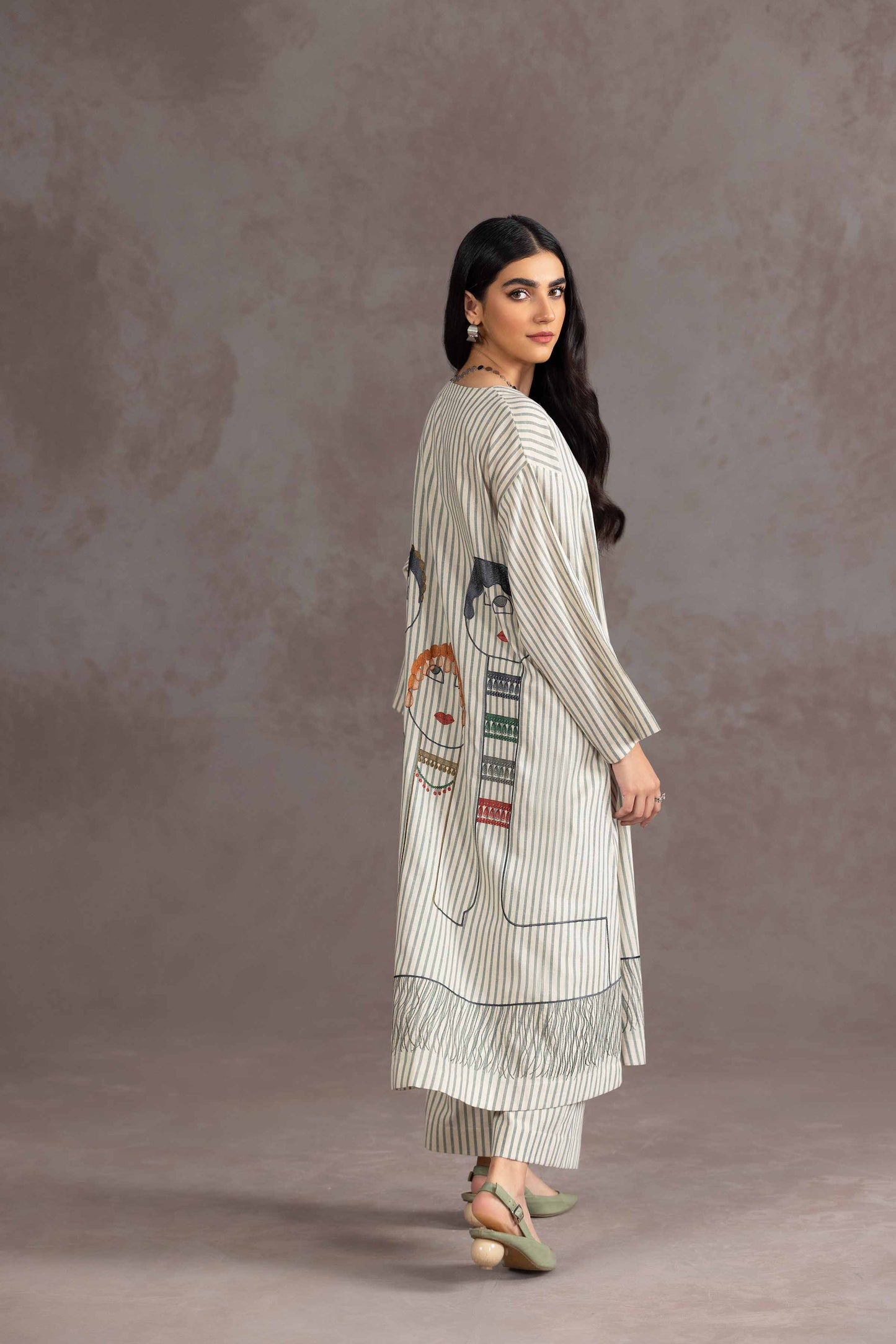 Nishat Linen - 2 Piece - Embroidered Suit - KPW23-14
