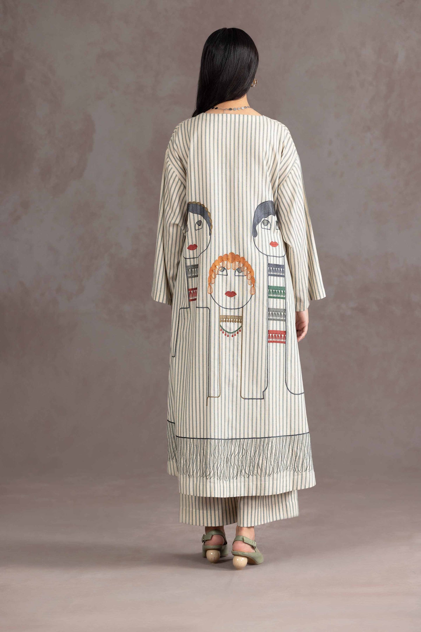 Nishat Linen - 2 Piece - Embroidered Suit - KPW23-14