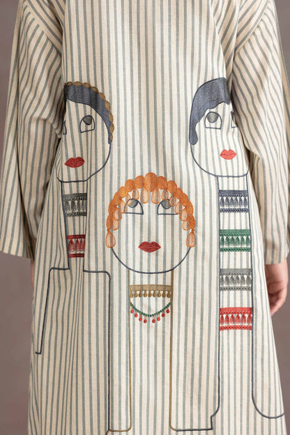 Nishat Linen - 2 Piece - Embroidered Suit - KPW23-14