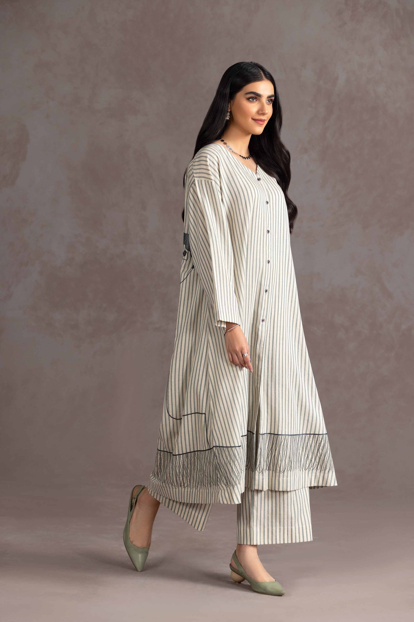 Nishat Linen - 2 Piece - Embroidered Suit - KPW23-14