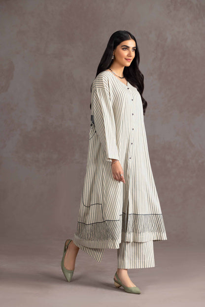 Nishat Linen - 2 Piece - Embroidered Suit - KPW23-14