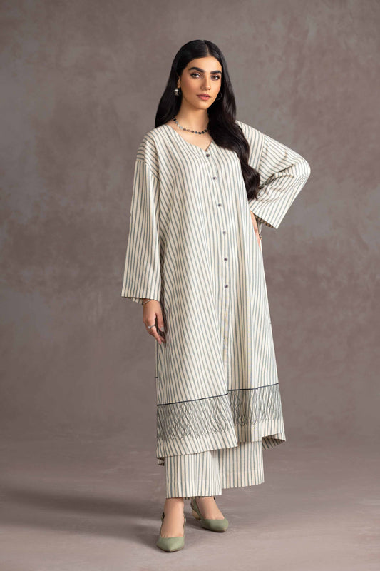 Nishat Linen - 2 Piece - Embroidered Suit - KPW23-14