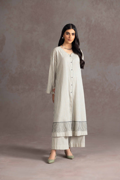 Nishat Linen - 2 Piece - Embroidered Suit - KPW23-14