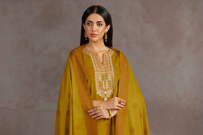 Nishat Linen - 3 Piece - Printed Embroidered Suit - KPW23-15