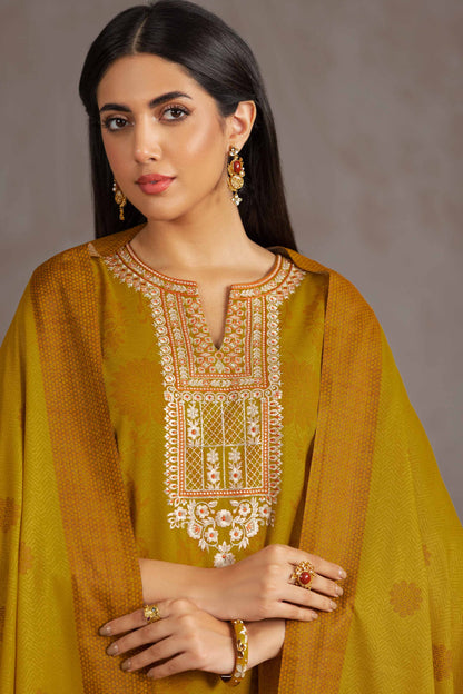 Nishat Linen - 3 Piece - Printed Embroidered Suit - KPW23-15