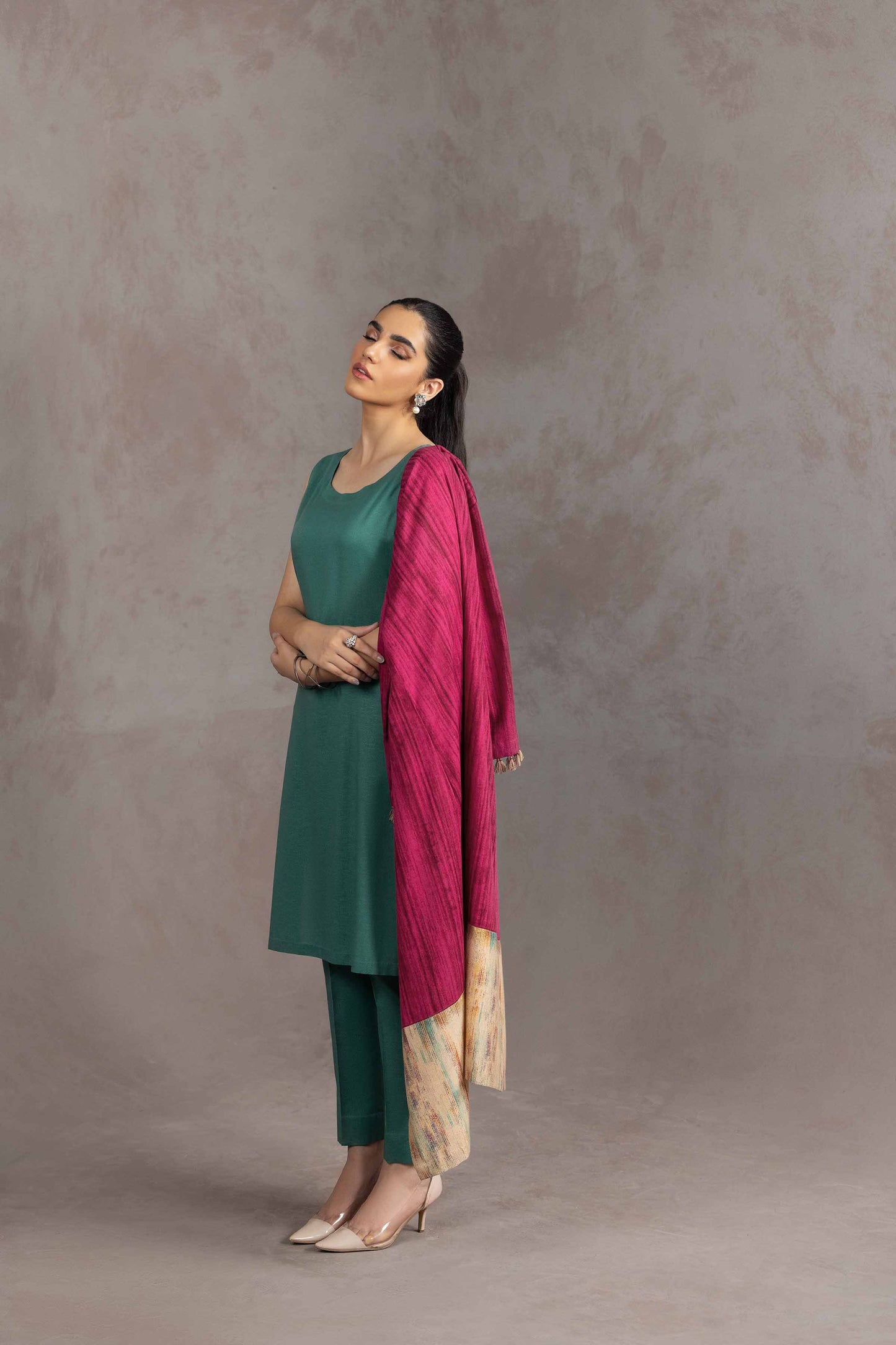 Nishat Linen - 3 Piece - Printed Suit - KPW23-12