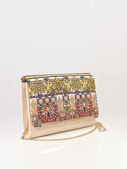 Limelight - Embroidered Clutch