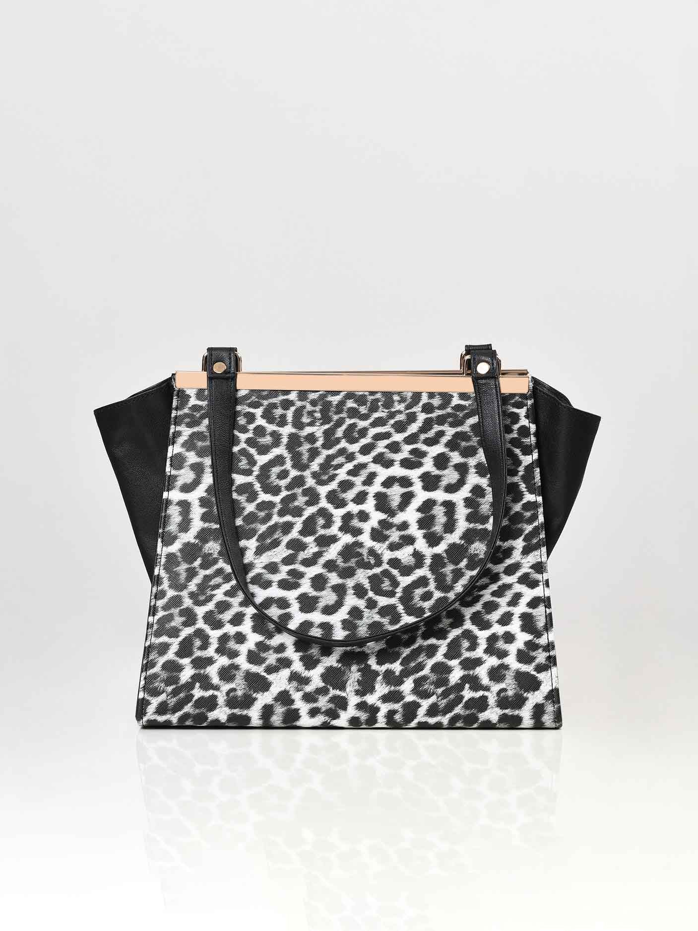 Limelight - Printed Trapeze Handbag