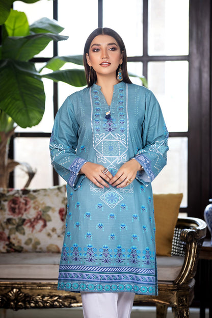 Khaddar Printed Shirt - LDS 702