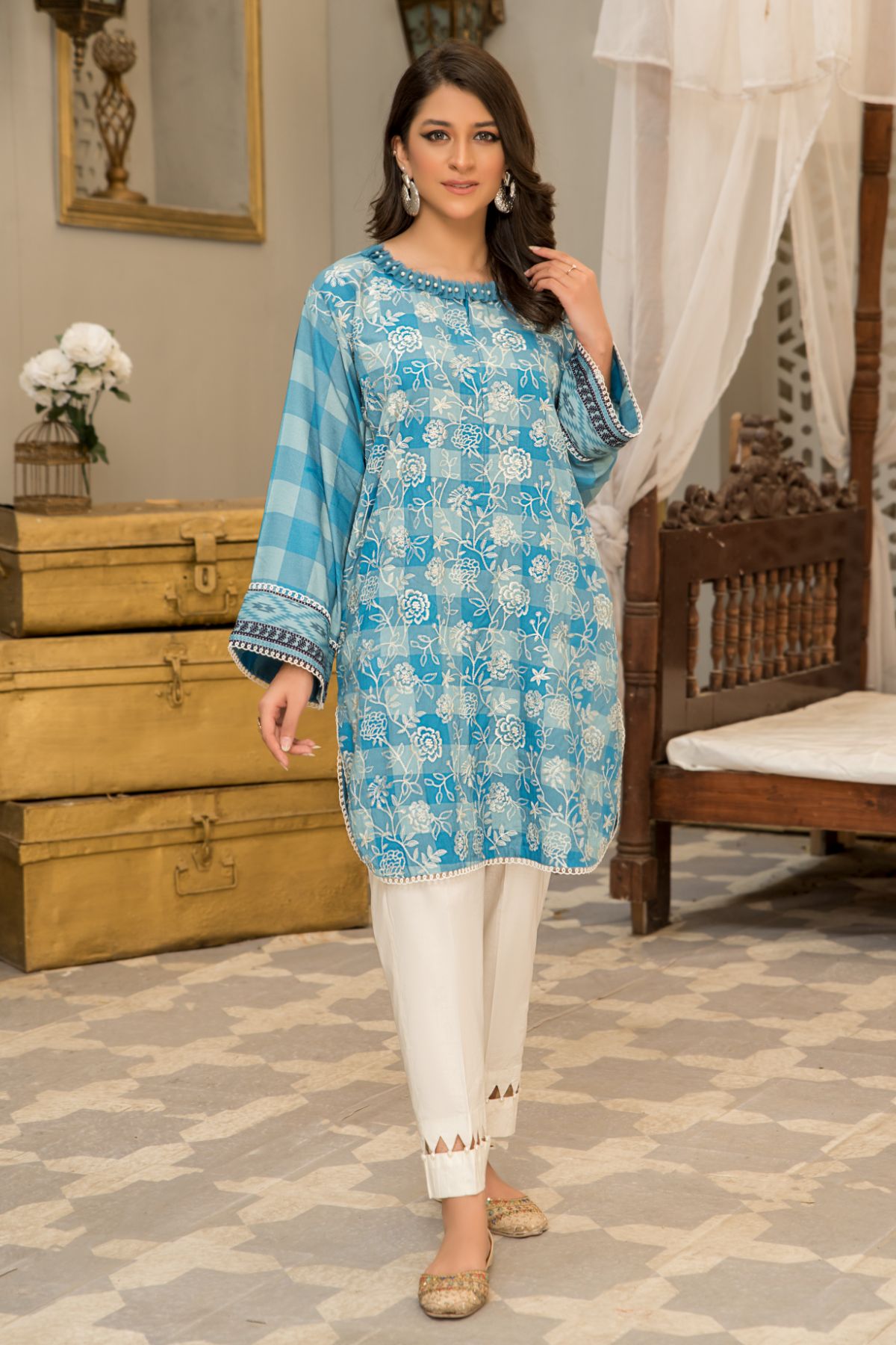 Embroidered Shirt - LDS 724