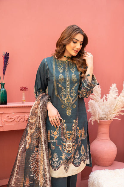 3PC Zari suit - LDS 777