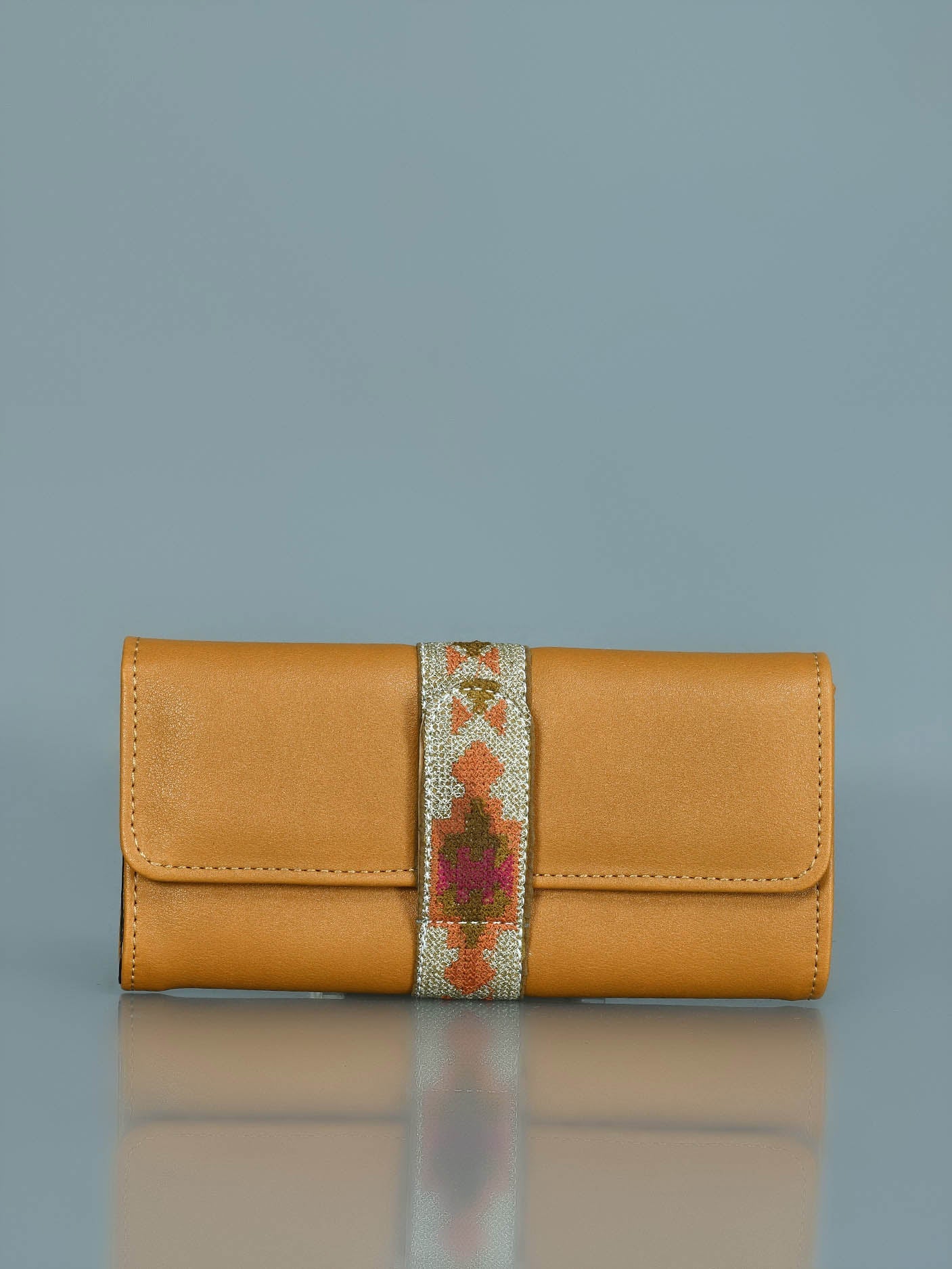 Limelight - Embroidered Stripe Wallet