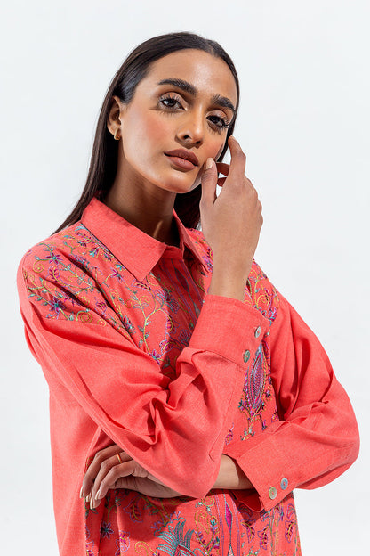 Beechtree - EMBROIDERED TWILL SHIRT (PRET)