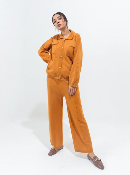 Beechtree - Mustard Pocket Sweater Knit Co-ord Set