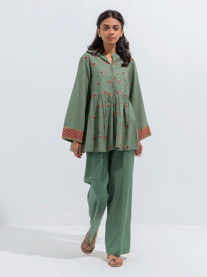 Beechtree - Embroidered Shirt With Pant