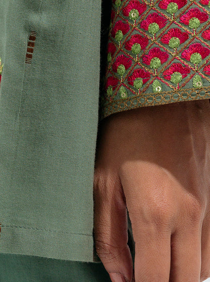 Beechtree - Embroidered Shirt With Pant