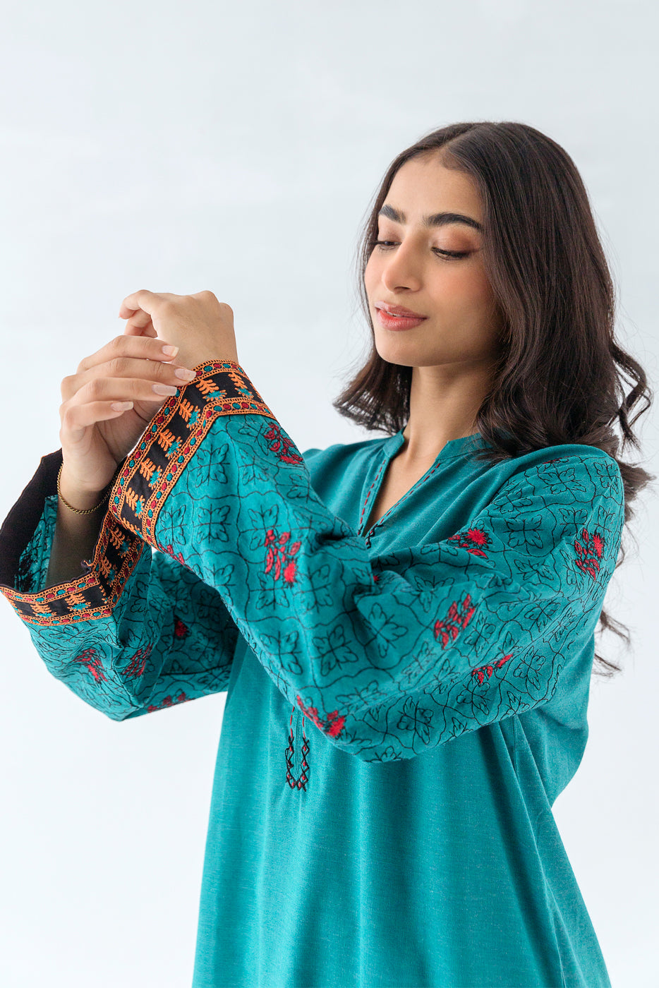 Beechtree - EMBROIDERED  SHIRT (PRET)
