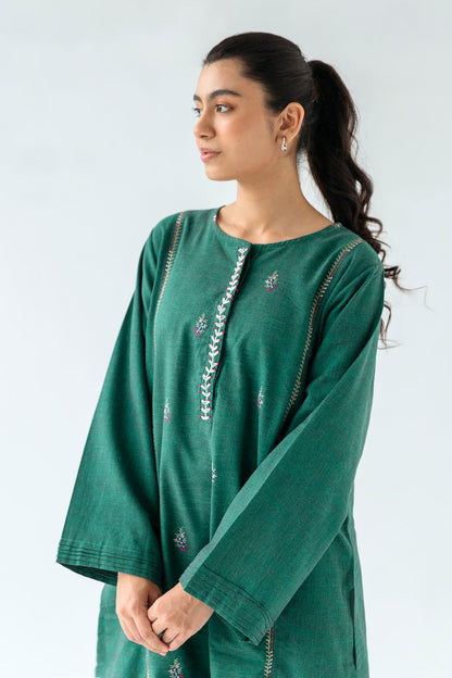 Beechtree - EMBROIDERED YARN DYED SHIRT (PRET)