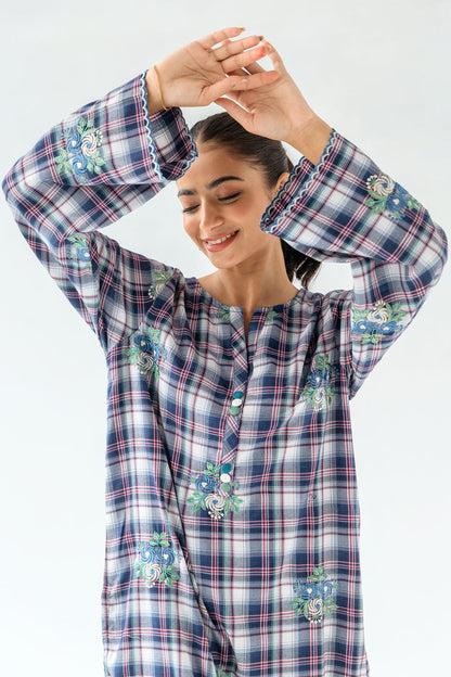 Beechtree - EMBROIDERED YARN DYED SHIRT (PRET)