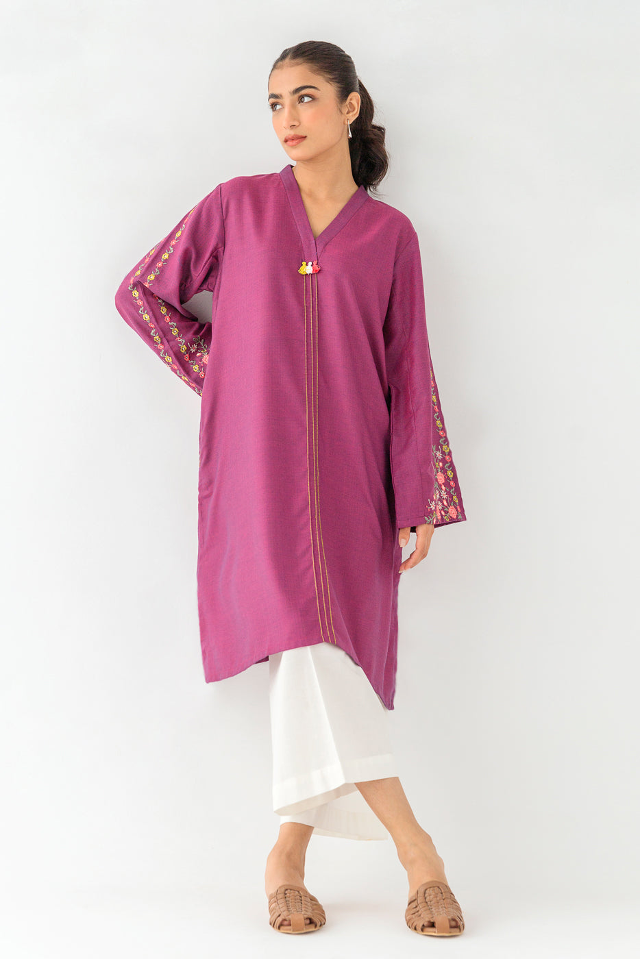 Beechtree - EMBROIDERED  SHIRT (PRET)