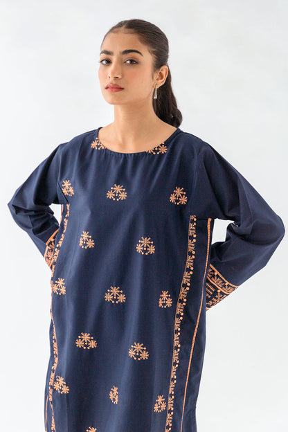 Beechtree - EMBROIDERED KHADDAR SHIRT (PRET)
