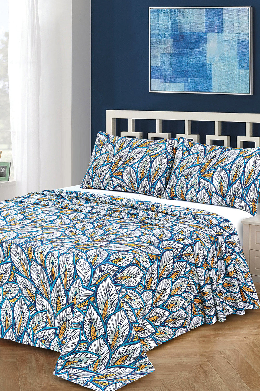 Nishat Linen - Leaves Floods Sheet Set