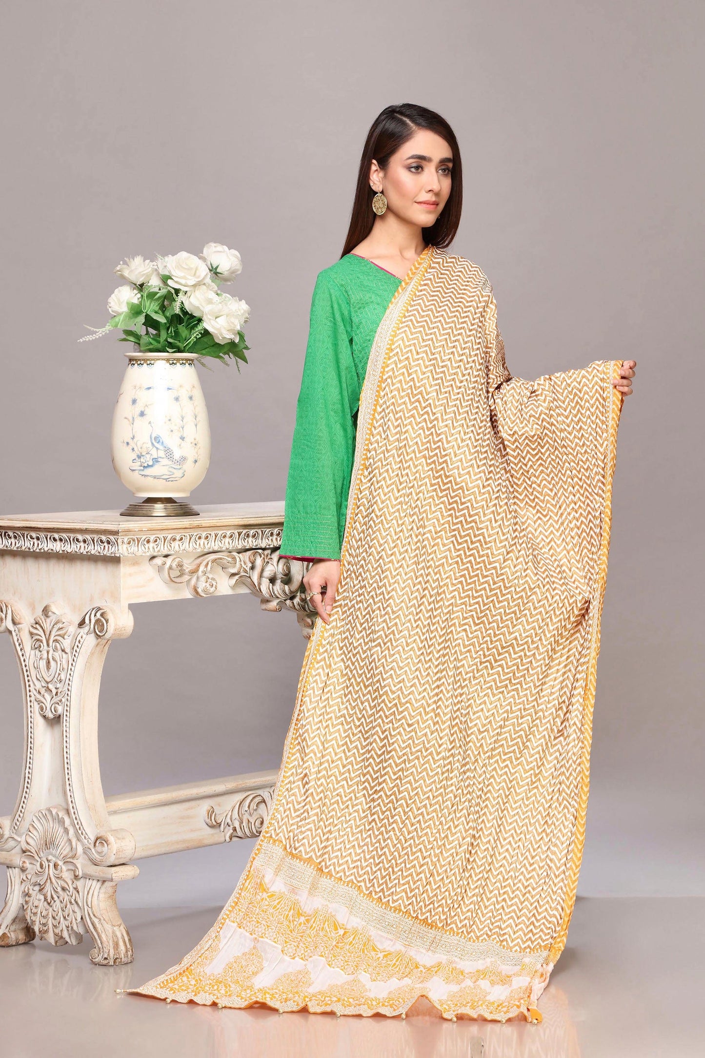 Chinyere - MUSTARD CHEVRON (BB8277)