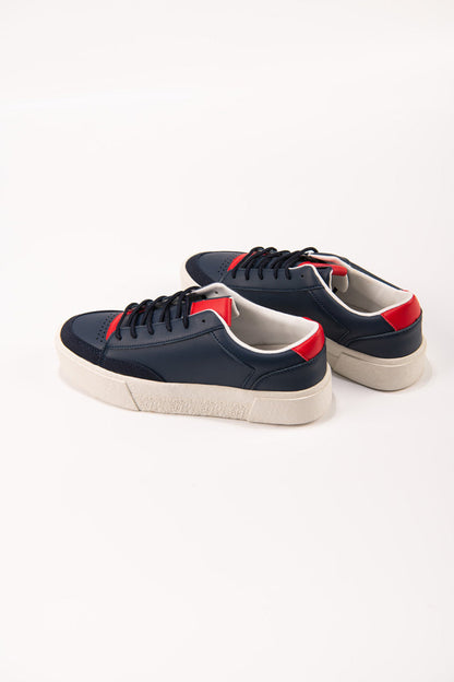 BTW - NAVY BLUE HIGH PLATFORM SNEAKER