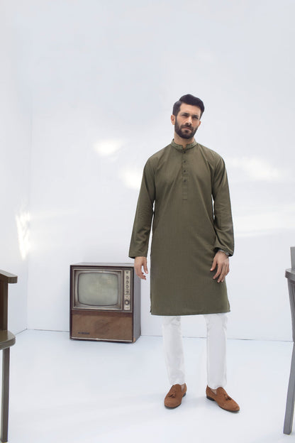 Dyed Blended Kurta