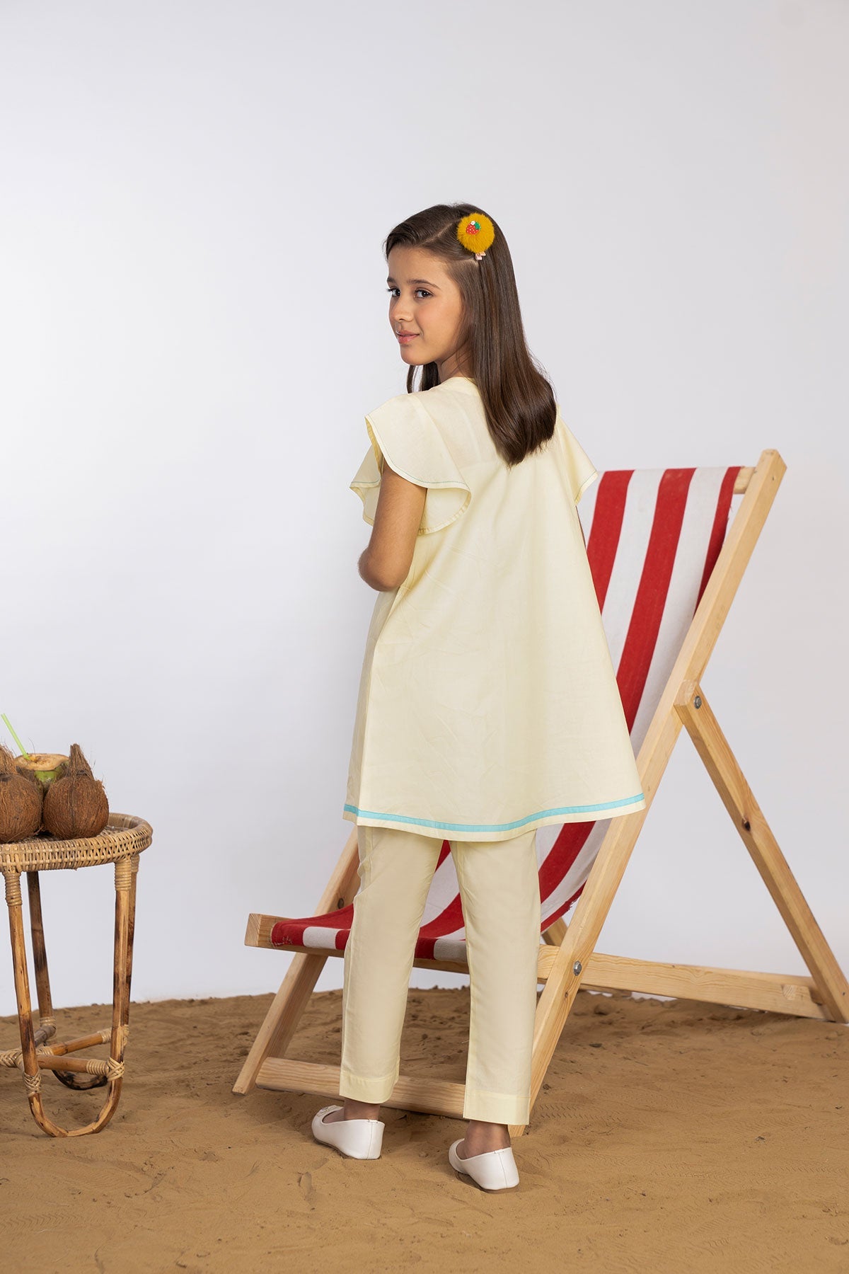 2 Pc Embroidered Cambric Outfit