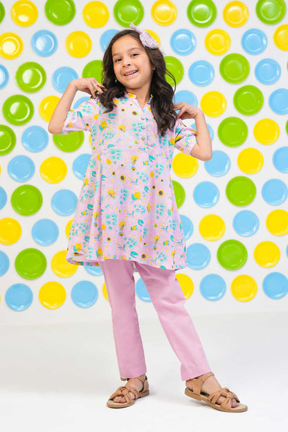 2 Pc Printed Lawn Suit