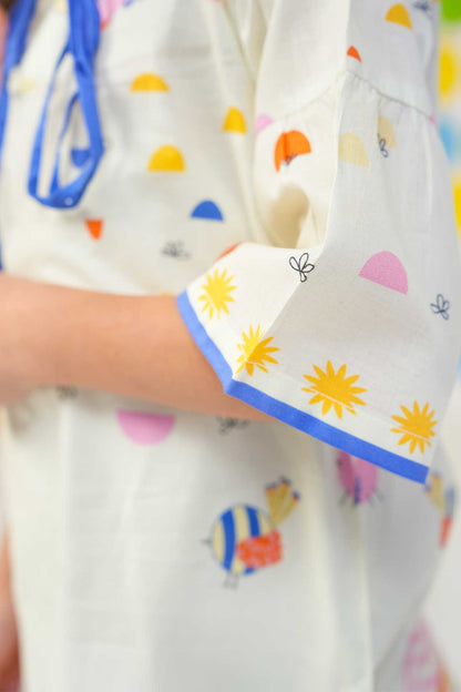 Printed Cambric Shirt