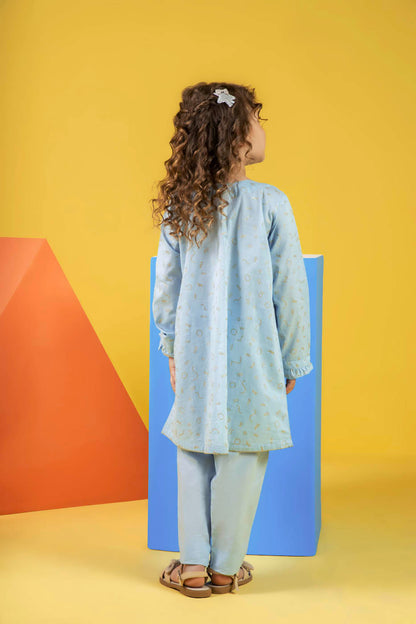 3 PC Printed Cambric Outfit