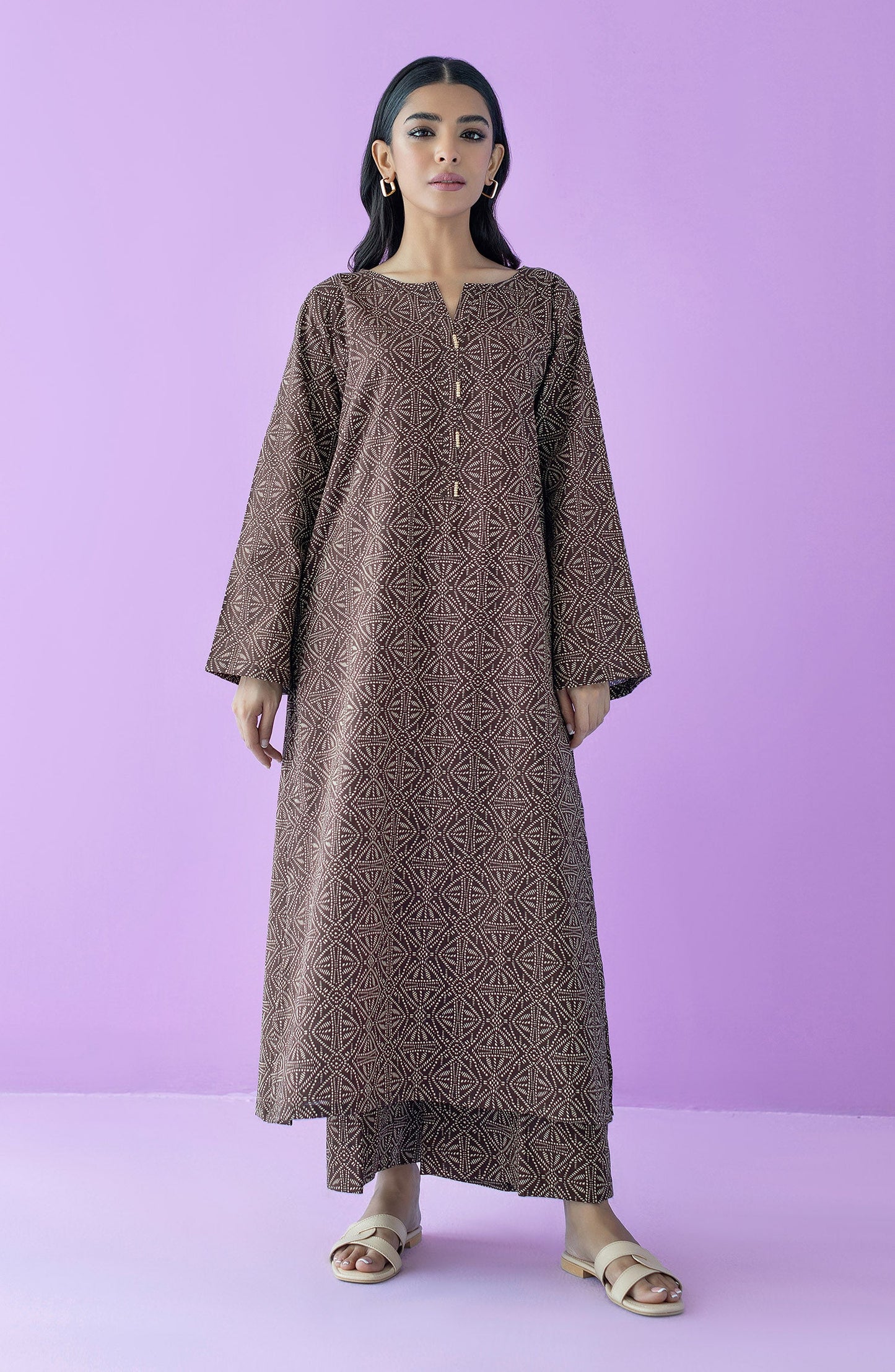 Orient - Stitched 2 Piece Printed Lawn Shirt and Cambric Pant