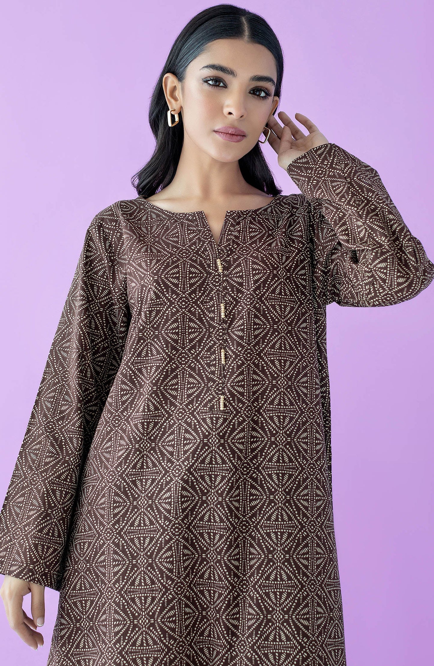 Orient - Stitched 2 Piece Printed Lawn Shirt and Cambric Pant