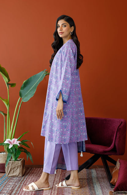 Orient - Stitched 3 Piece Printed Khaddar Shirt , Khaddar Pant and Khaddar Dupatta