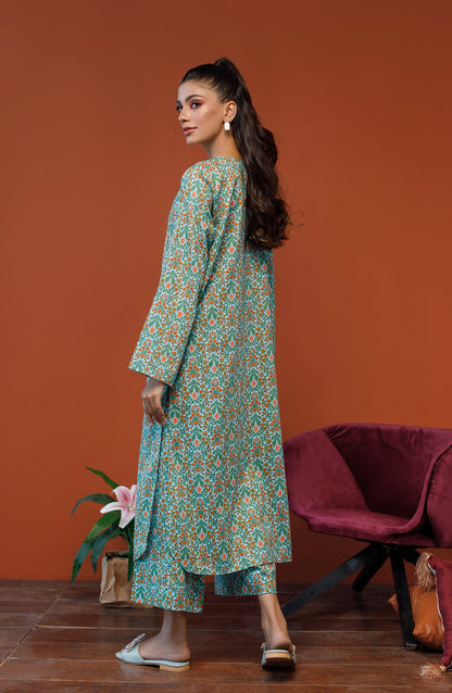 Orient - Unstitched 2 Piece Embroidered Cotton Slub Shirt and Cotton Pant