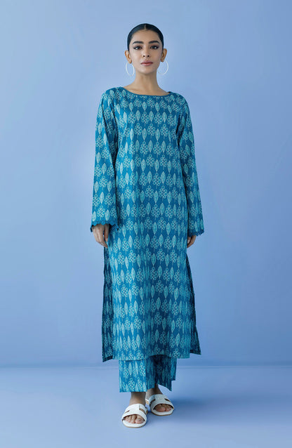 Orient - Unstitched 2 Piece Printed Cambric Shirt and Cambric Pant