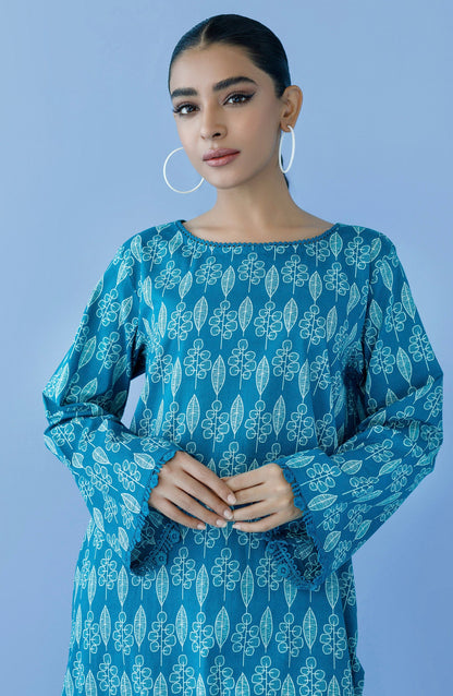 Orient - Unstitched 2 Piece Printed Cambric Shirt and Cambric Pant