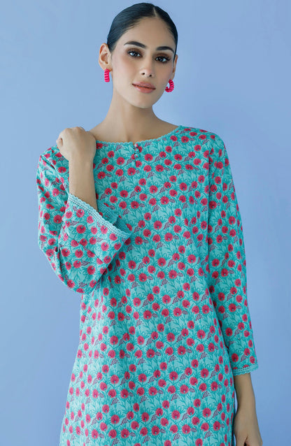 Orient - Unstitched 2 Piece Printed Cambric Shirt and Cambric Pant