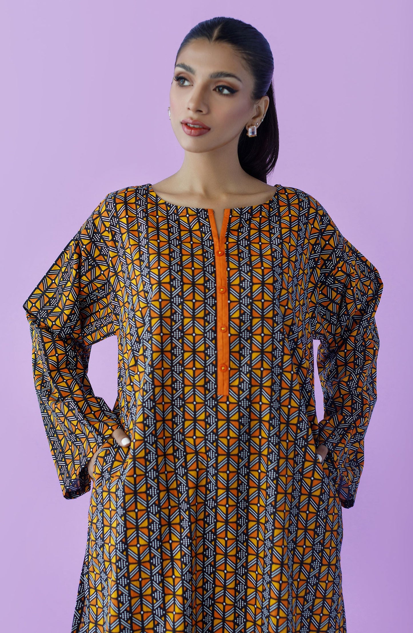Orient - Stitched 2 Piece Printed Lawn Shirt and Lawn Pant