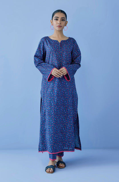 Orient - Unstitched 2 Piece Printed Cambric Shirt and Cambric Pant