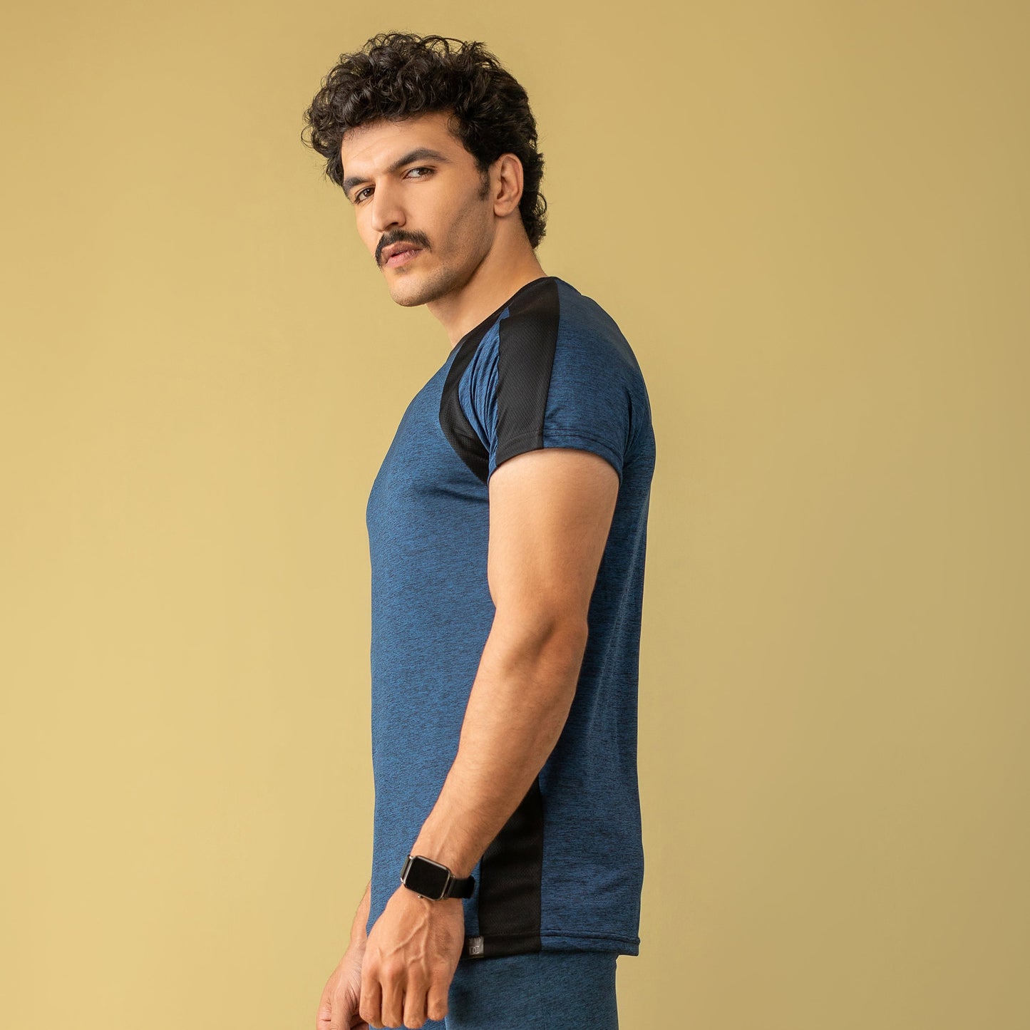 Decuir - Blue Blaze Activewear T-shirt (Blue & Black)