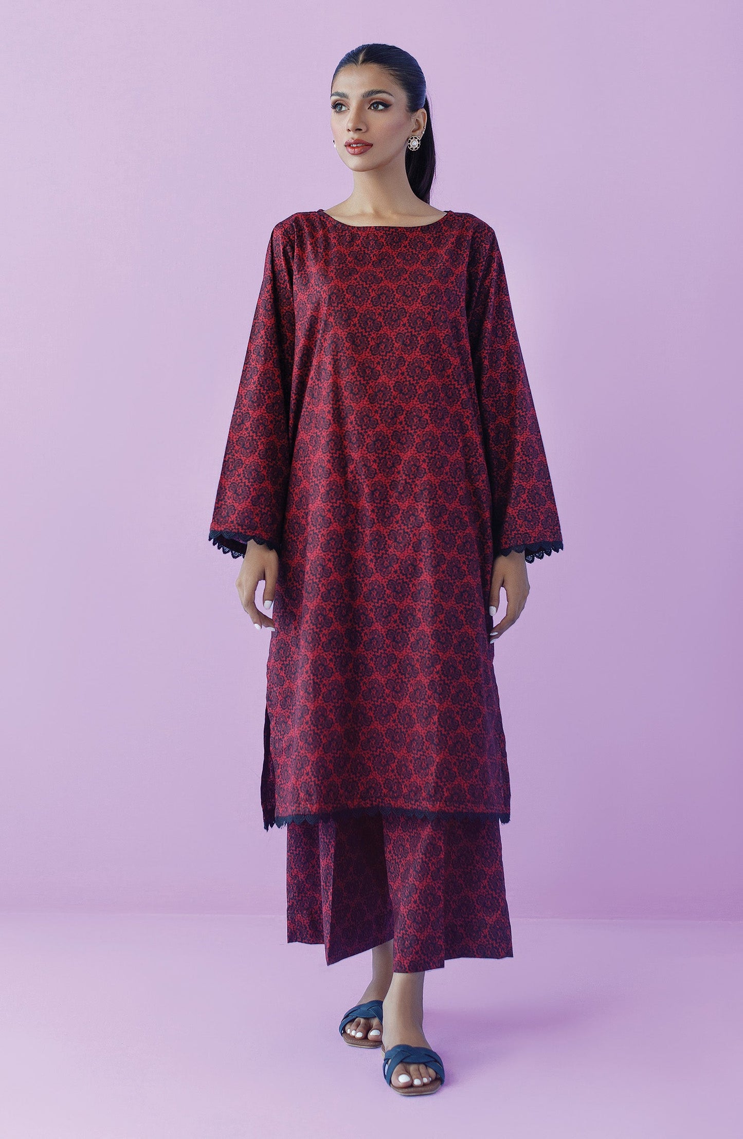 Orient - Unstitched 2 Piece Printed Lawn Shirt and Lawn Pant