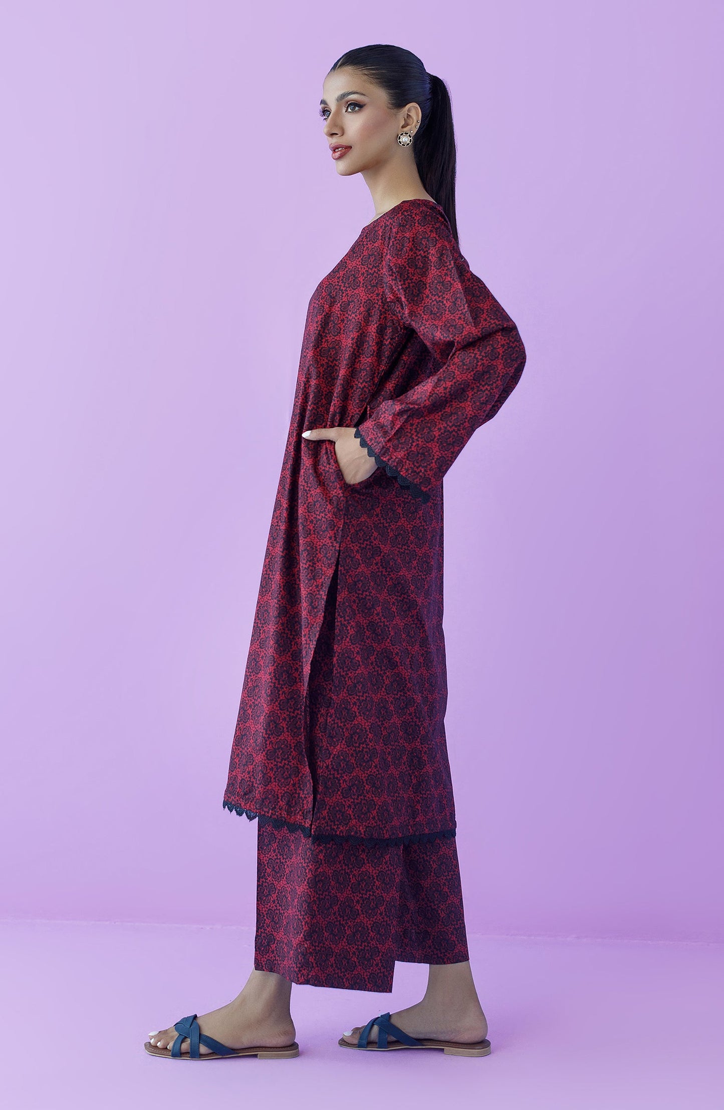 Orient - Stitched 2 Piece Printed Lawn Shirt and Lawn Pant